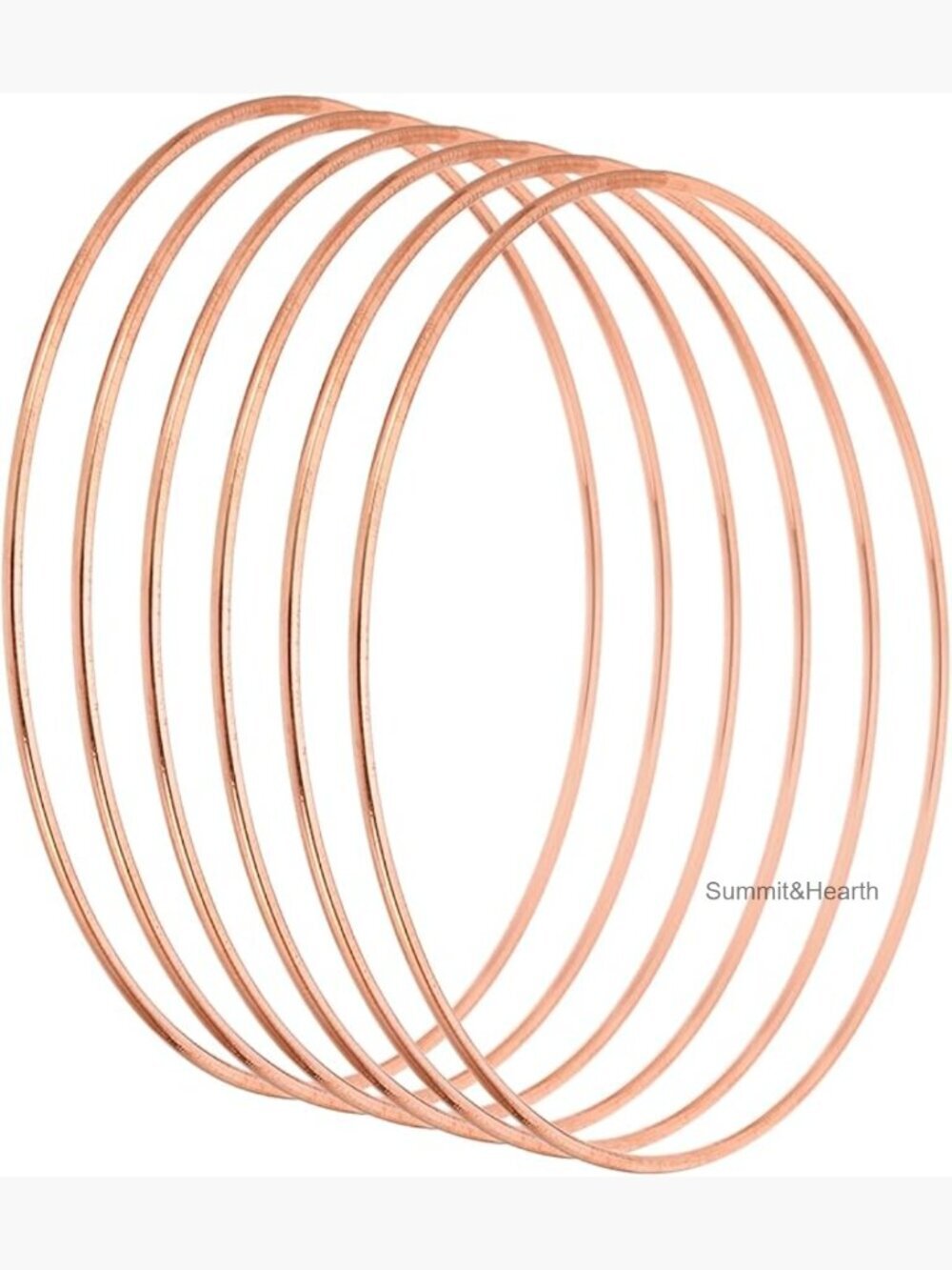 6 Metal Dream Catcher Rings, 5.9 Inch Hoops for DIY Craft Home Decor